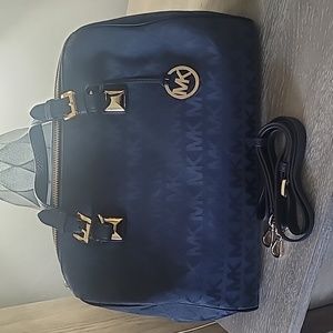 NWOT Michael Kors Large Navy Grayson Bag